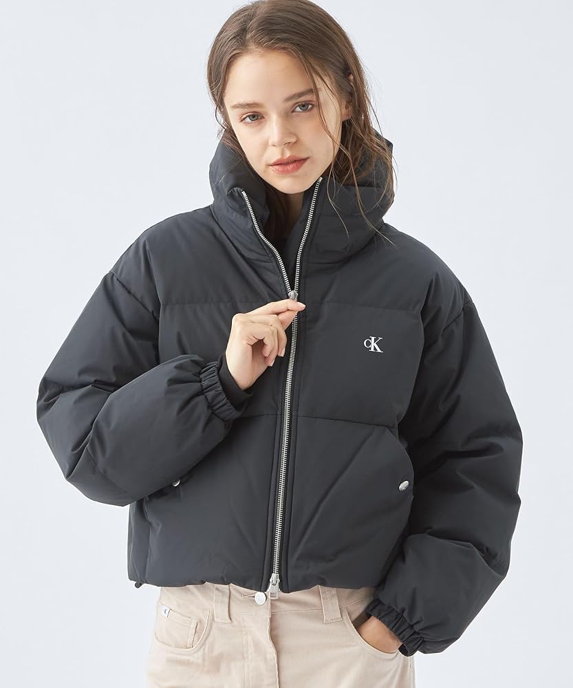 :CK Jeans コーデュロイクロッププーファーショートダウン CK Jeans コーデュロイクロッププーファーショートダウン
